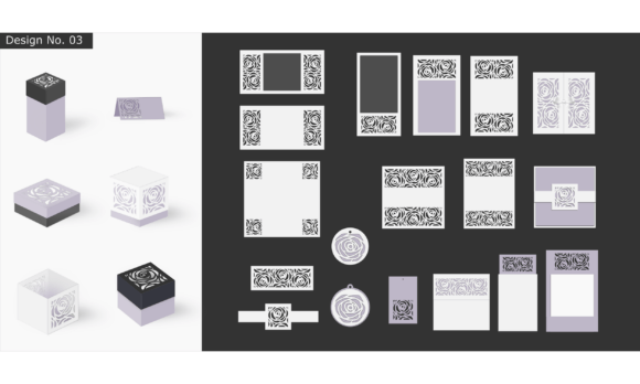 24 Wedding Cards: Graphics for Crafts