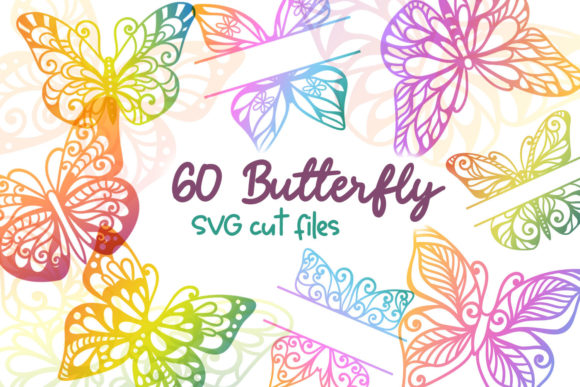 60 Butterfly SVGs: Graphics for Crafts & Blogs