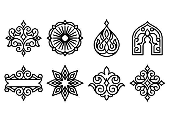 Islamic Geometric Ornament Vector SVG