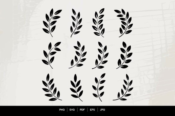 Leaf Silhouette SVG Bundle: Graphics for Crafts