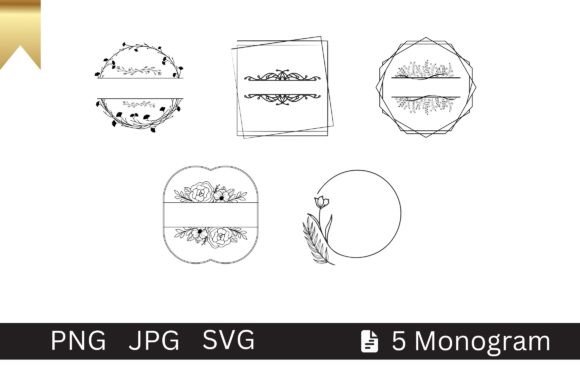 Monogram Bundle: Premium Graphics for Crafts