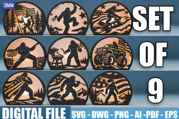 Patriotic Bigfoot SVG Bundle: A Designer's Review