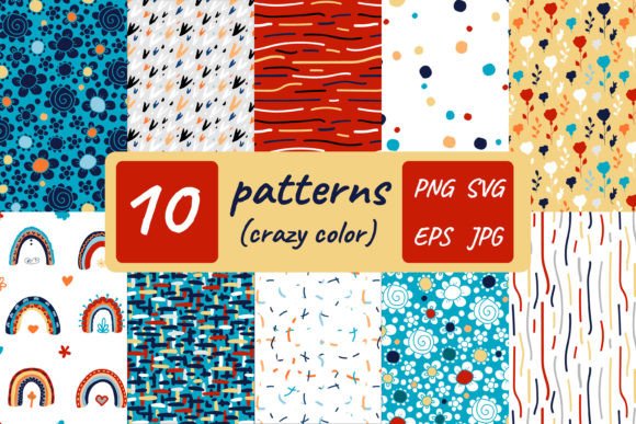 Patterns Crazy Color: Bold Graphics for Branding