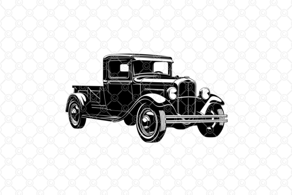 Vintage Car SVG, Old Antique Cars, 009
